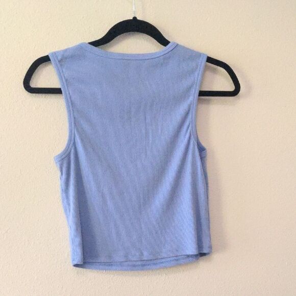 Hello Kitty Embroidered Pale Blue Tank Top - Picture 4 of 4